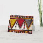 Maasai stamhoofd kaart (Voorkant)