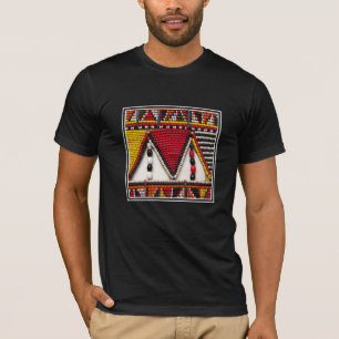 Maasai-stamkralenwerk T-shirt