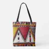 Maasai-stamkralenwerk Tote Bag (Achterkant)