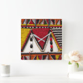 Maasai-stamkralenwerk Vierkante Klok (Huis)