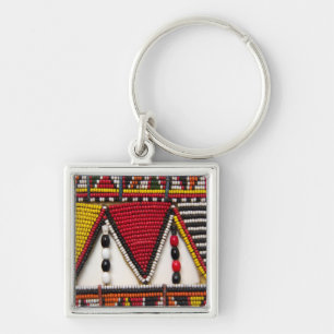 Maasai-stammenkraalwerk Sleutelhanger