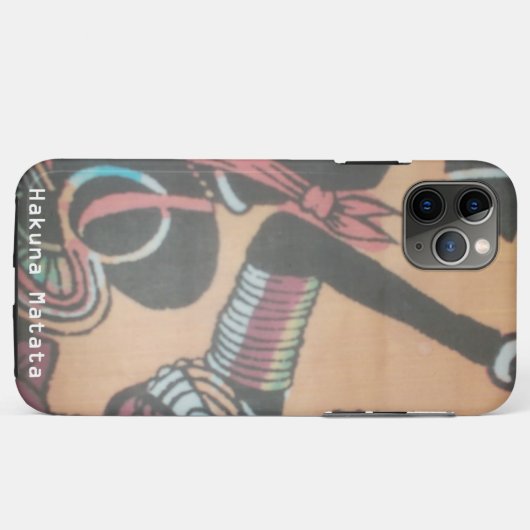 Maasai Traditie en Cultuur Patroon Art Design Case-Mate iPhone Case (Achterkant (horizontaal))
