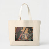Maasai Traditie en Cultuur Patroon Art Design Grote Tote Bag (Voorkant)