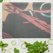 Maasai Traditie en Cultuur Patroon Art Design Theedoek (Gevouwen)