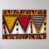 Maasai Tribal Beadwork Poster (Voorkant)