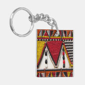 Maasai Tribal Beadwork Sleutelhanger (Voorkant Links)