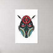 Maasai Tribal Mask Canvas Afdruk (Voorkant)