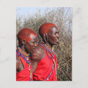 Maasai Warrior-3 Briefkaart