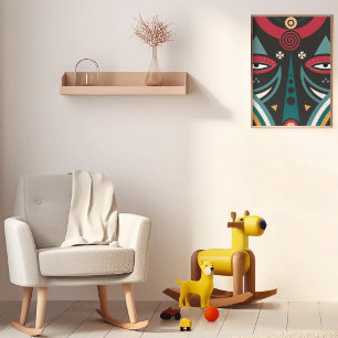 Maasai Warrior Foto Afdruk