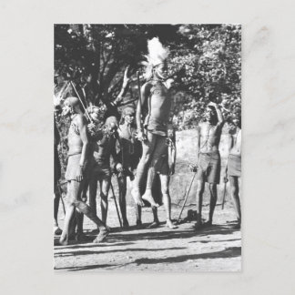 Maasai Warrior Jumping Competition Briefkaart