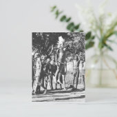 Maasai Warrior Jumping Competition Briefkaart (Staand voorkant)