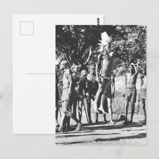 Maasai Warrior Jumping Competition Briefkaart (Voorkant / Achterkant)