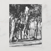 Maasai Warrior Jumping Competition Briefkaart (Voorkant)