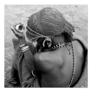 Maasai Warrior Perfect Poster