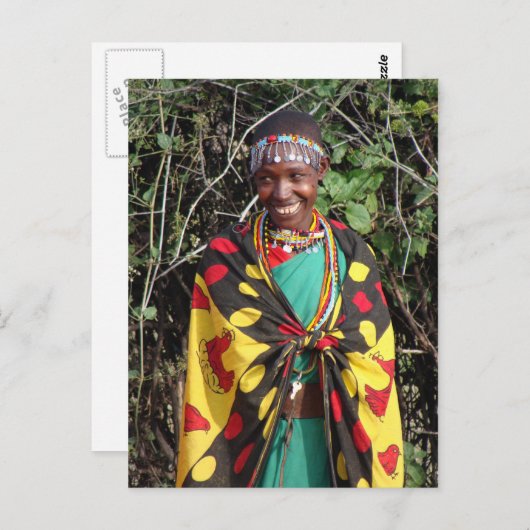Maasai Women - 2 Briefkaart (Voorkant / Achterkant)