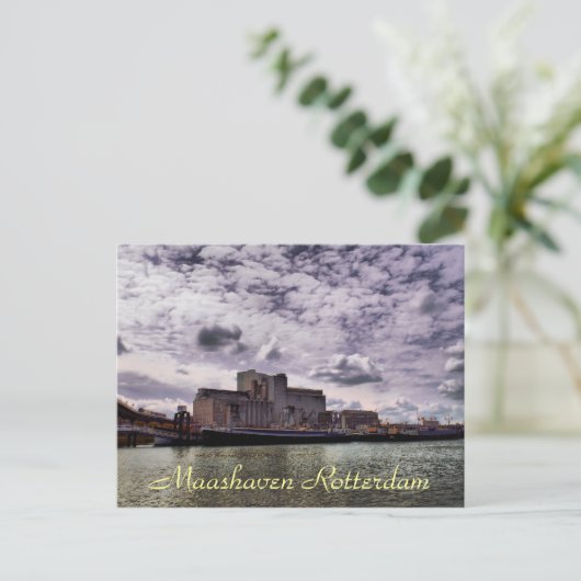Maashaven Rotterdam Briefkaart (Staand voorkant)