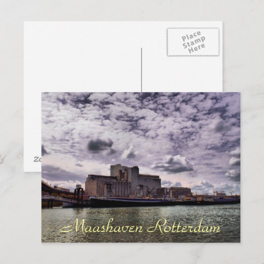 Maashaven Rotterdam Briefkaart (Voorkant / Achterkant)
