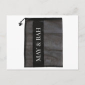 Maasje, polyester Mathaas Bag, Logo Print Mesh Bag Briefkaart (Voorkant)