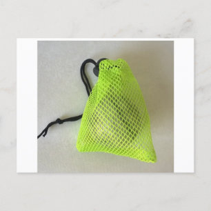 Maasje Vegetable Packing Bag, Maesh Drawstring Bag Briefkaart