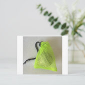 Maasje Vegetable Packing Bag, Maesh Drawstring Bag Briefkaart (Staand voorkant)