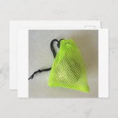 Maasje Vegetable Packing Bag, Maesh Drawstring Bag Briefkaart (Voorkant / Achterkant)