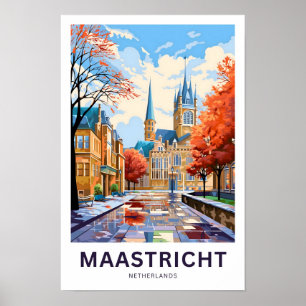 Maastricht Nederland Reisprint Poster
