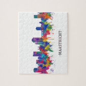 Maastricht Nederland Skyline Legpuzzel (Verticaal)
