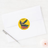 Maat 1 ronde sticker (Envelop)