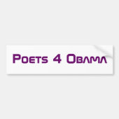 Maat 4 Obama Bumpersticker (Voorkant)