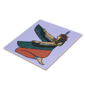 Ma'at Egyptian Goddess Decorative Tegel (M) Tegeltje (Zijkant)