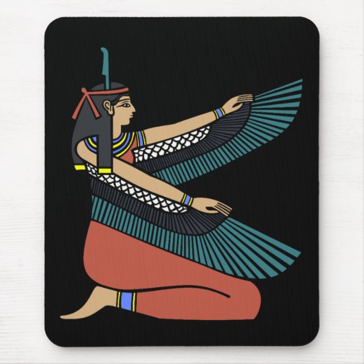 Ma'at Egyptische Godin Mousepad Muismat (Voorkant)