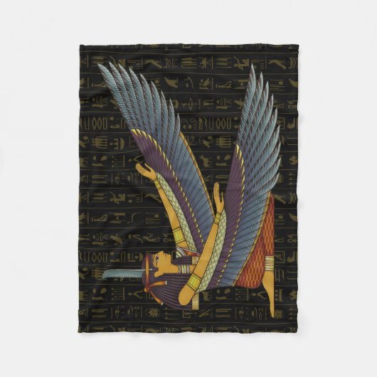 Ma'at Goddess Fleece Blanket (Voorkant)