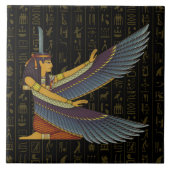 Maat Goddess Keramische Tegel Tegeltje (Voorkant)