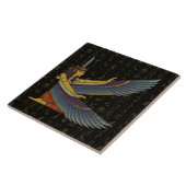 Maat Goddess Keramische Tegel Tegeltje (Zijkant)