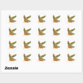 Maat knieling ronde sticker (Vel)