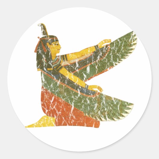 Maat knieling ronde sticker (Voorkant)