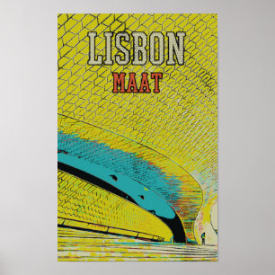MAAT-museum in Lissabon, Portugal Poster