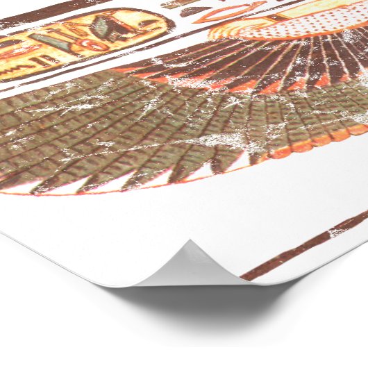 Maat- Nefertari tomb Poster (Hoek)