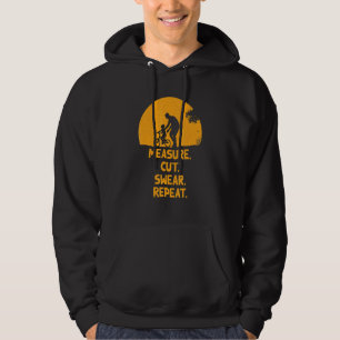 Maat Nemen Snijden Zweren Herhalen Vaderdag Houtbe Hoodie