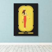 Maat on Gold Cartouche Canvas Afdruk (Insitu (Houten vloer))