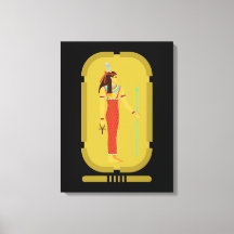 Maat on Gold Cartouche