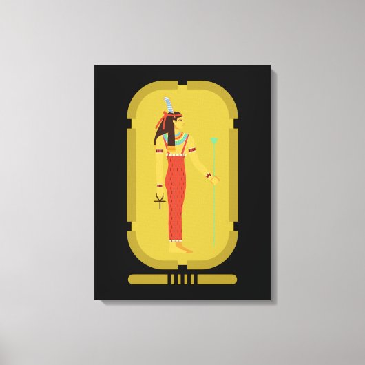 Maat on Gold Cartouche Canvas Afdruk (Voorkant)