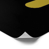 Maat on Gold Cartouche Poster (Hoek)