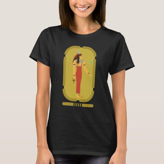 Maat on Gold Cartouche T-shirt (Voorkant)