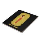 Maat on Gold Cartouche Tegeltje (Zijkant)