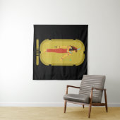 Maat Op Gouden Cartouche Wandkleed (In Situ (horizontaal))