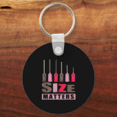 Maat S - Funny Labor Day Wrench Design Sticker Sleutelhanger (Voorkant)