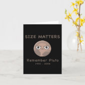 Maat S Onthoud Pluto Meme Slogan Sticker Kaart (Gele Bloem)