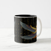 Ma'at Tweekleurige Koffiemok (Voorkant rechts)