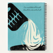 Maatbeker op maat gesneden op maat notitieboek (Achterkant)